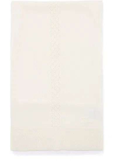 Chloé Wool And Cashmere Scarf In White