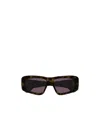 Chloé Rectangular Sunglasses In Black