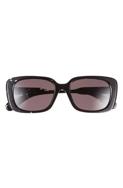 Chloé Rectangular Sunglasses In Black