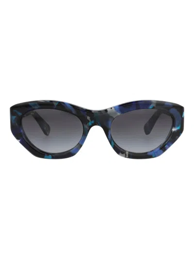 Chloé Recycled Acetate Cat Eye Sunglasses For Women In White