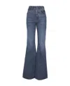 Chloé High-rise Heart-pocket Wide-leg Denim Jeans In Blue