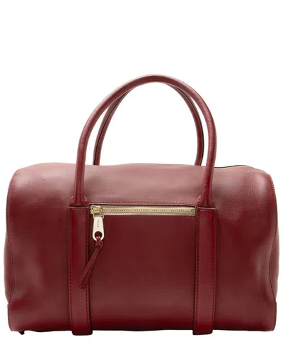 Pre-owned Chloé Red Calfskin Madeleine Duffle (authentic Pre-loved)