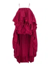 Chloé Gathered Silk Pongee Romper In Multicolor