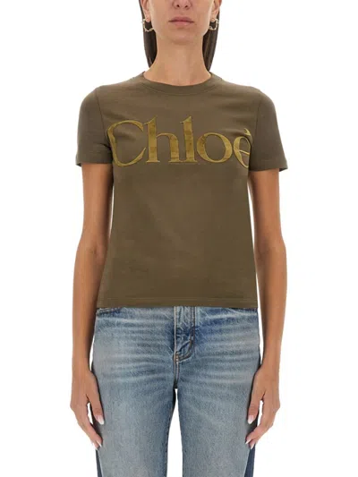 CHLOÉ CHLOÉ REGULAR FIT T-SHIRT