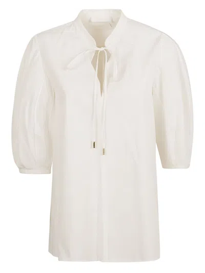 CHLOÉ CHLOÉ RELAXED WHITE COTTON SHIRT