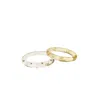 Chloé Resin Two-bracelets Set In Multi