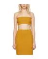 Chloé Yellow Wool Camisole In Nude