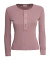 Chloé Knit Pullover Long Sleeves Crew Neck Ribbed In Pink