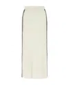 Chloé Chloe Women Ivory Wool Skirt In White