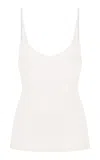 Chloé Ribbed-knit Wool Tank Top In White