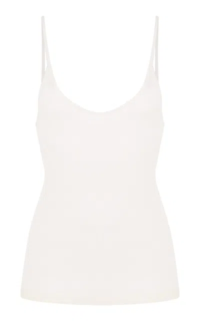 Chloé Ribbed-knit Wool Tank Top In White