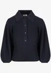 Chloé Ribbed Wool Sweater In Navy