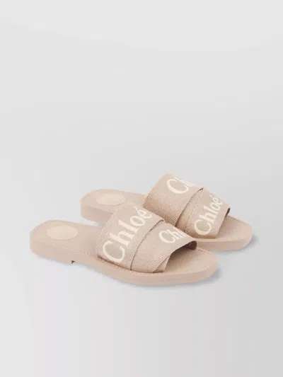 Chloé Ribbon Strap Flat Sandals