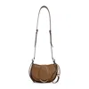 Chloé Ride Leather Shoulder Bag In Brown