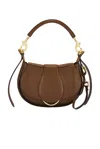 Chloé Ride Small Crossbody Bag In Dark Khaki