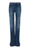 Chloé Rigid High-rise Straight-leg Jeans In Medium Wash