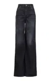 Chloé Rigid High-rise Wide-leg Jeans In Blue