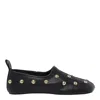 Chloé Chloe Rita Stud-embellished Leather Ballet Flats In Black