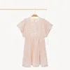 Chloé Robe À Manches Courtes Femme Rose Taille 10 95% Polyamide, 5% Élasthanne In Pink