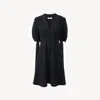 Chloé Crepe A-shaped Dress In Black