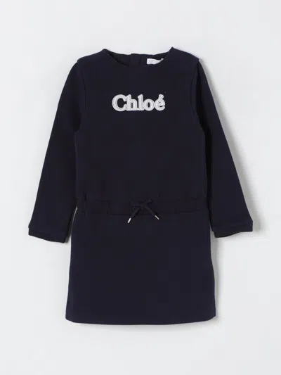 Chloé Babies' Romper  Kids Color Blue In Blau