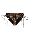 Chloé Rose Bikini Briefs Beachwear Multicolor In Multicolor