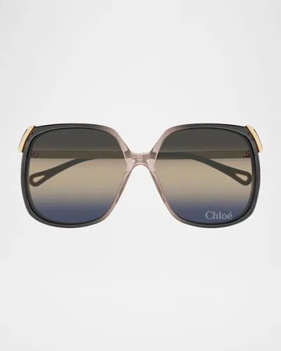 Chloé Round Acetate Sunglasses