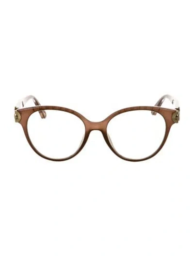 Pre-owned Chloé Round Eyeglasses In Brown