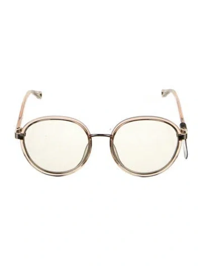 Pre-owned Chloé Round Eyeglasses W/ Tags In Pink