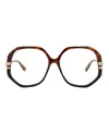 Chloé Geometric-frame Glasses In Multi
