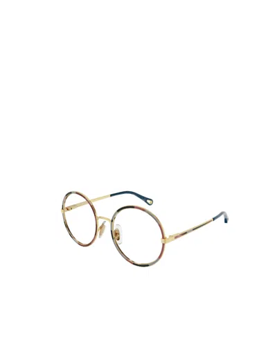 CHLOÉ ROUND FRAME FLAT MIRROR