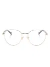 Chloé Round-frame Glasses In 金色