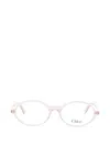 Chloé Round-frame Glasses In Neutral