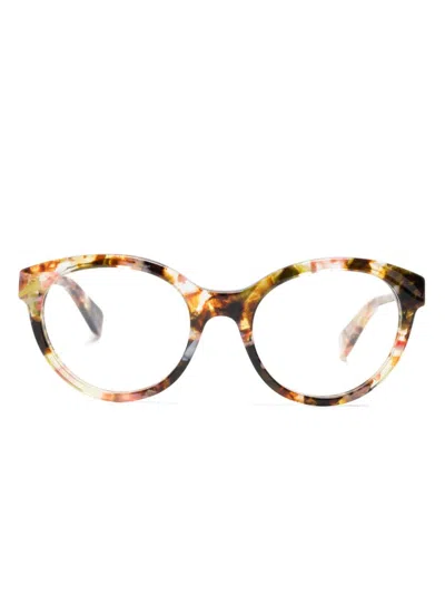 Chloé Round-frame Glasses In Neutrals