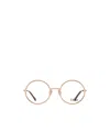 Chloé Round-frame Glasses In Nude