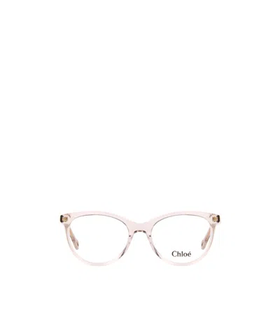 Chloé Round-frame Glasses In Purple