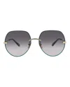 Chloé Round-frame Gradient Lens Sunglasses With Protective Case