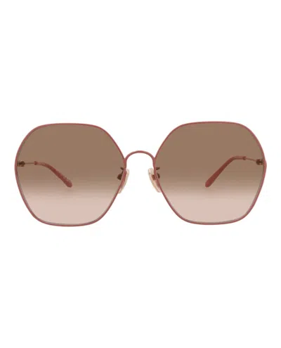 Chloé Round-frame Metal Sunglasses With Adjustable Nose Pads