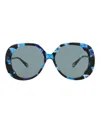 Chloé Round-frame Recycled Acetate Sunglasses In Blue