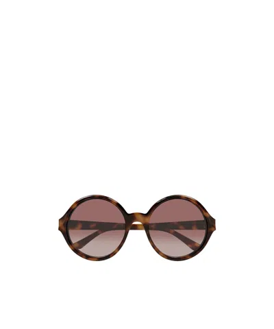 Chloé Round Frame Sunglasses In Brown