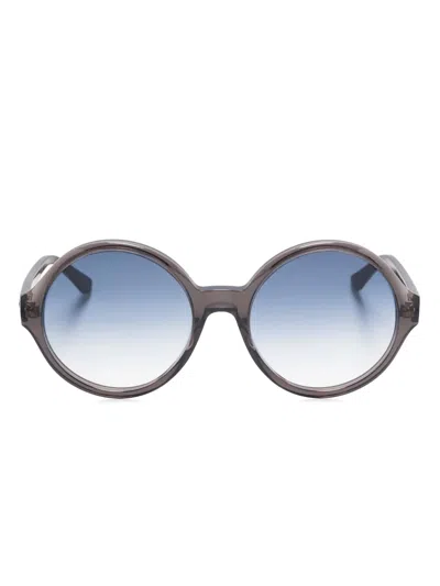 Chloé Round-frame Sunglasses In Gray