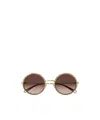 Chloé Round-frame Sunglasses In Brown