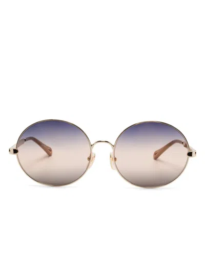 CHLOÉ ROUND-FRAME SUNGLASSES