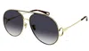 Chloé Round-frame Tinted Sunglasses In Black