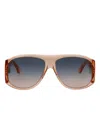 Chloé Round-frames Sunglasses In Multi