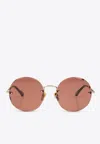 Chloé Oversized Round-frame Sunglasses