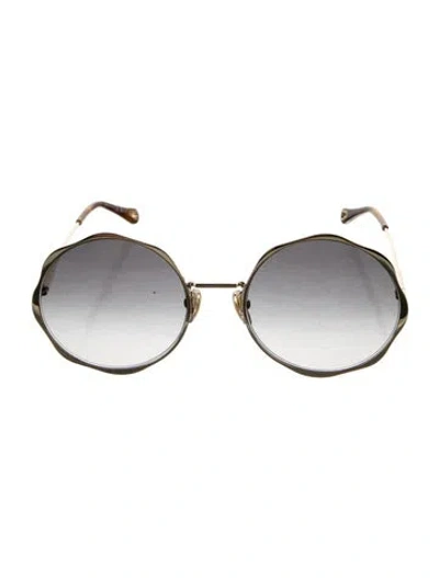 Pre-owned Chloé Round Gradient Sunglasses W/ Tags In Multi