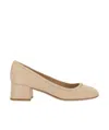 Chloé Woman Pumps Blush Size 7 Leather In Nude