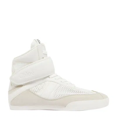CHLOÉ ROUND-HEAD HIGH-TOP CASUAL SHOES