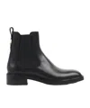 Chloé Marcie Leather Chelsea Ankle Booties In Black